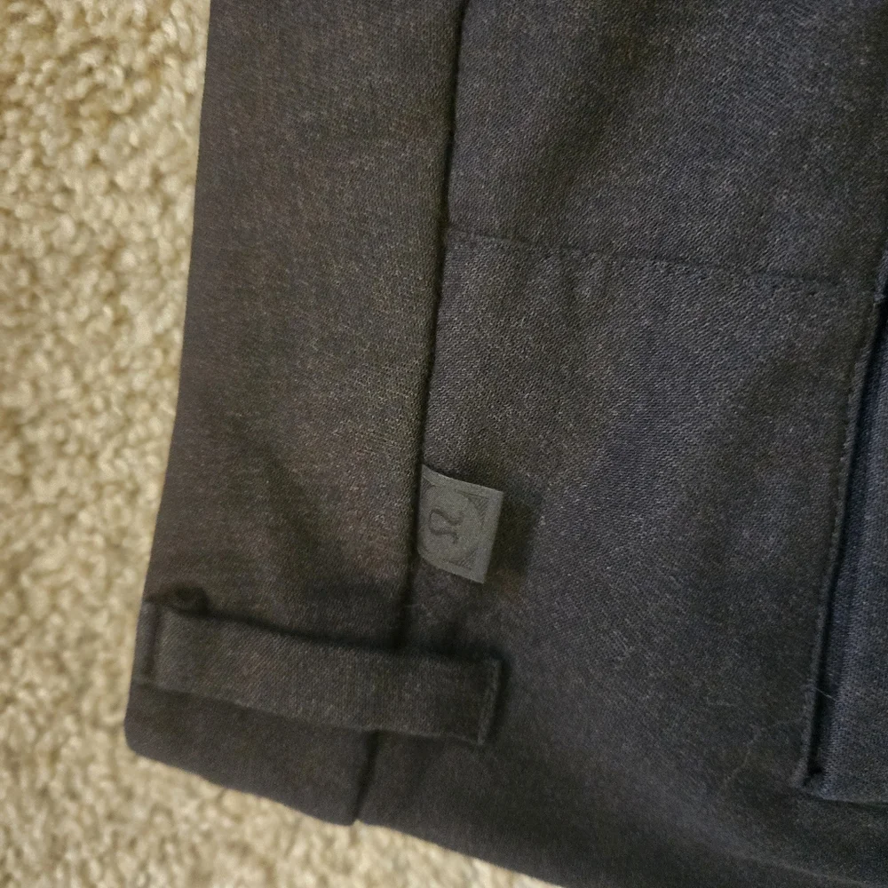 Lululemon Commission Pant Slim Wool Heathered Black Size 30 Mens - Picture 9 of 15